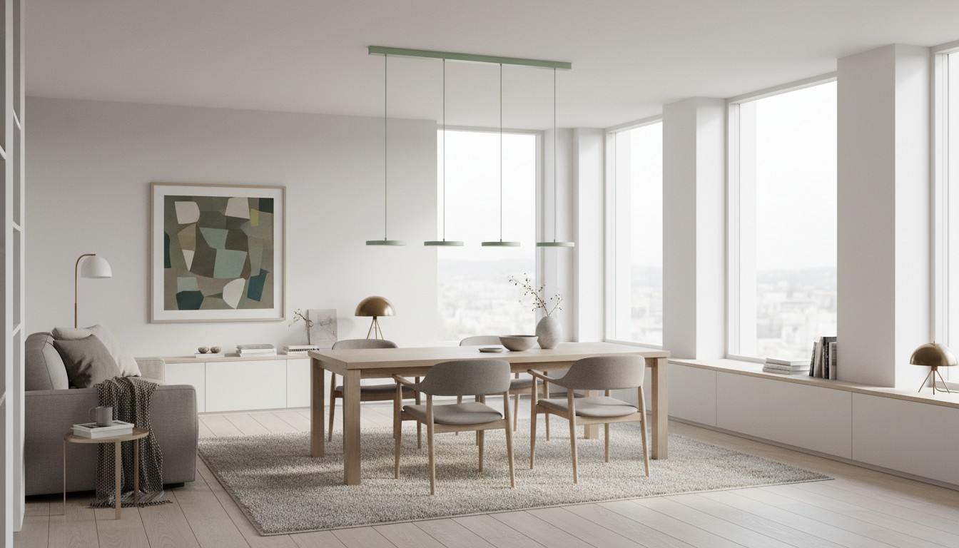 Feranox Pendelleuchte im Esszimmer