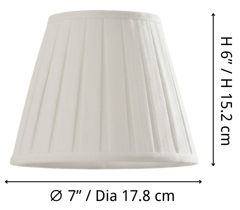 Luvora Lampenschirm Größe und Maße