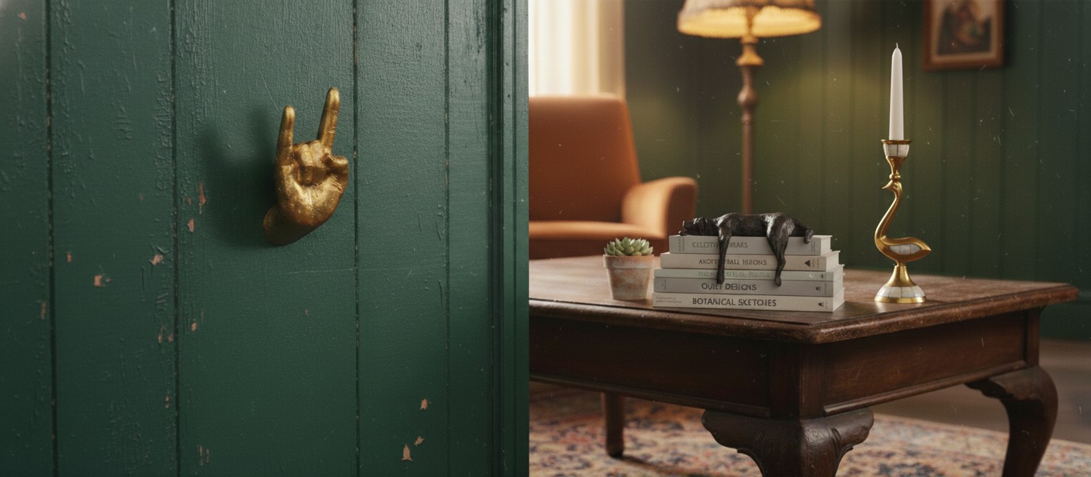 Kickra Rock On Wall Hands como un accesorio distintivo para el hogar