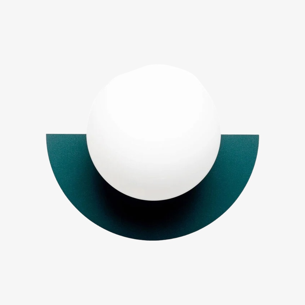 Verde Luminoso Macaron Orb Wandleuchte