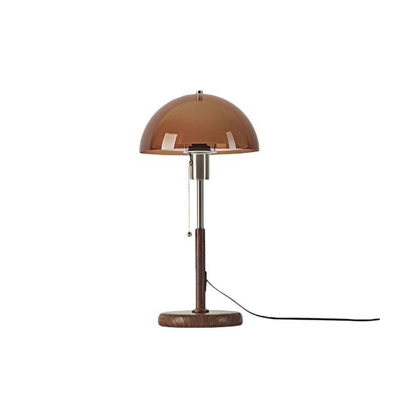 Afterglow Tischlampe Gesamtansicht mit rundem Schirm