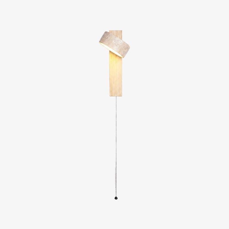 Blockholz mit Zugschalter