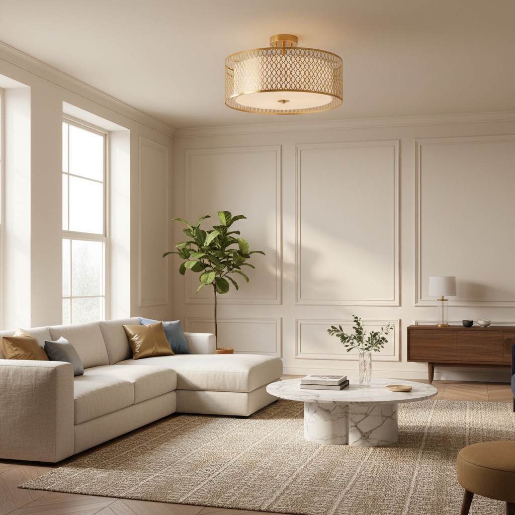 Liorin Deckenleuchte im Wohnzimmer