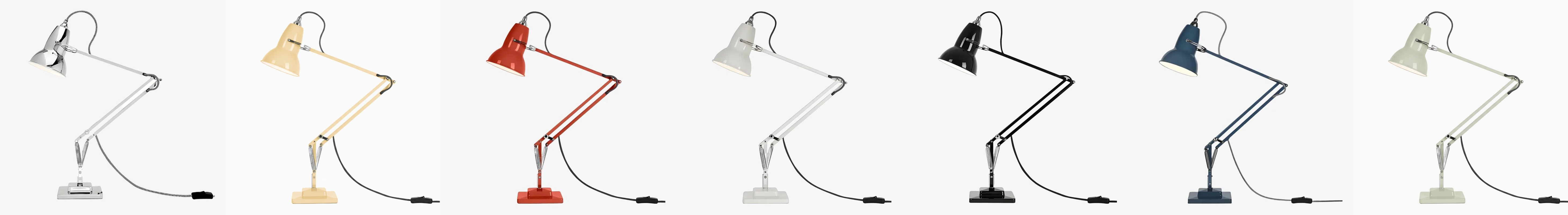 Farbvarianten der verstellbaren Tischlampe