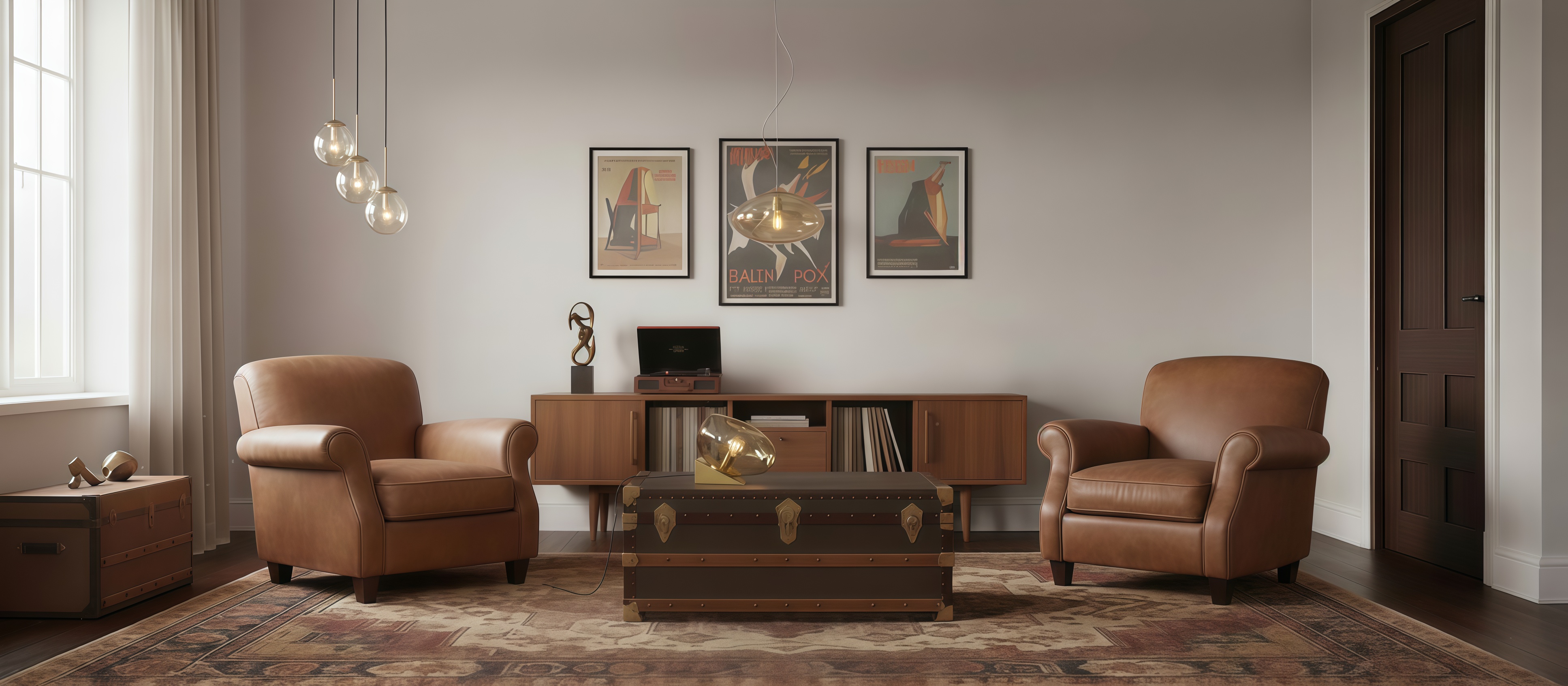 Glissora-serie in een woonkamer