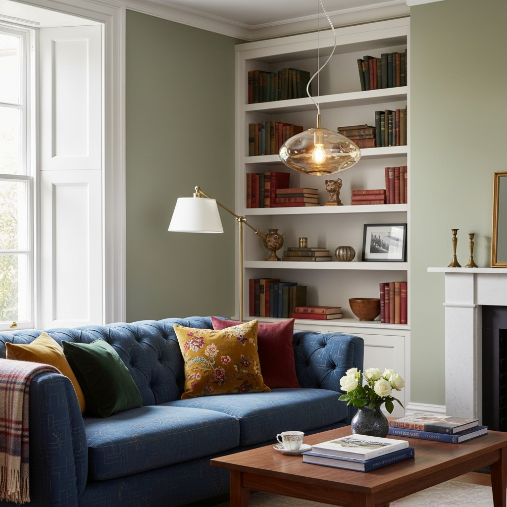 Glissora hanglamp in een lounge