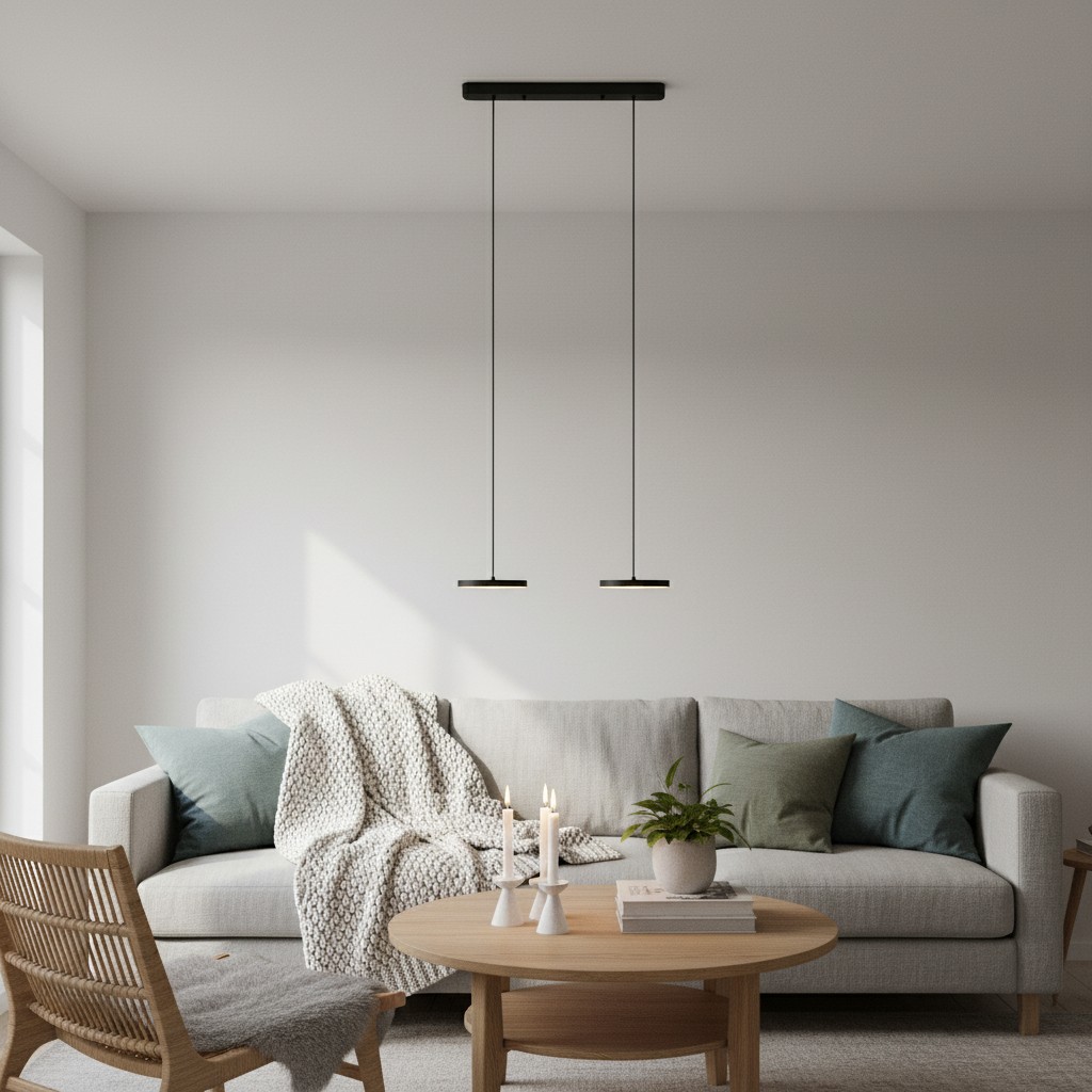 Feranox Pendelleuchte im Wohnzimmer