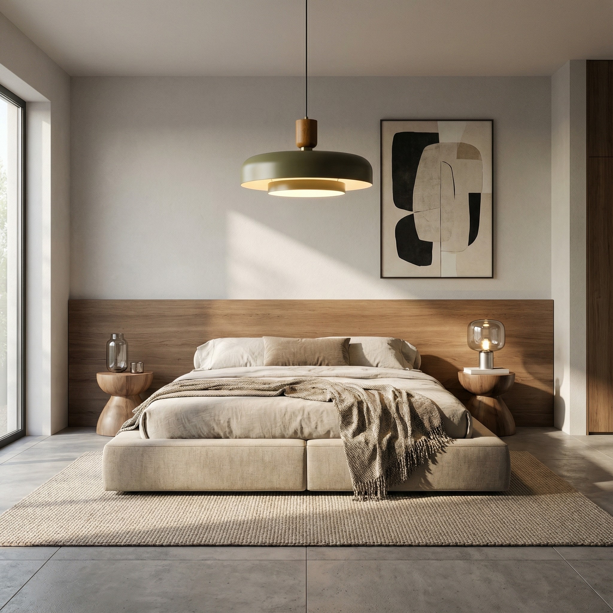 Orbulis Pendelleuchte im Schlafzimmer