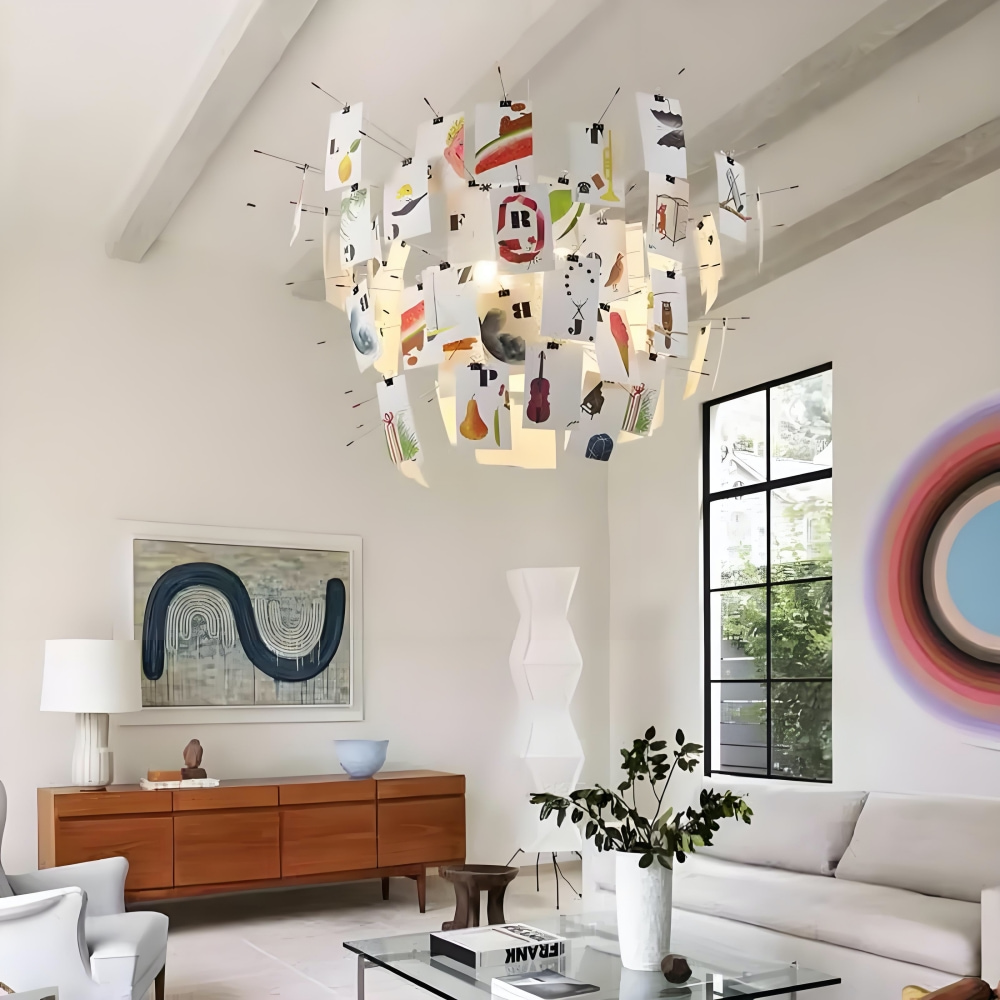 Renee Creative Picture Pendelleuchte im Wohnzimmer