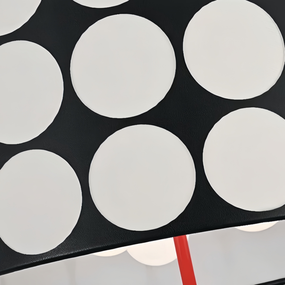 Nahaufnahme des geometrischen Schirms