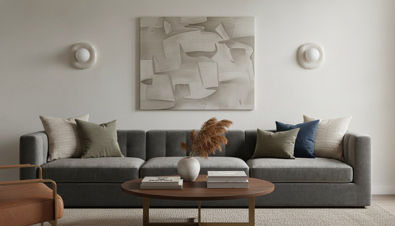 Oria Wandleuchte en una habitación moderna