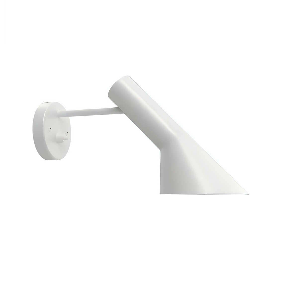 Weiße AJ Wandleuchte ohne Stecker