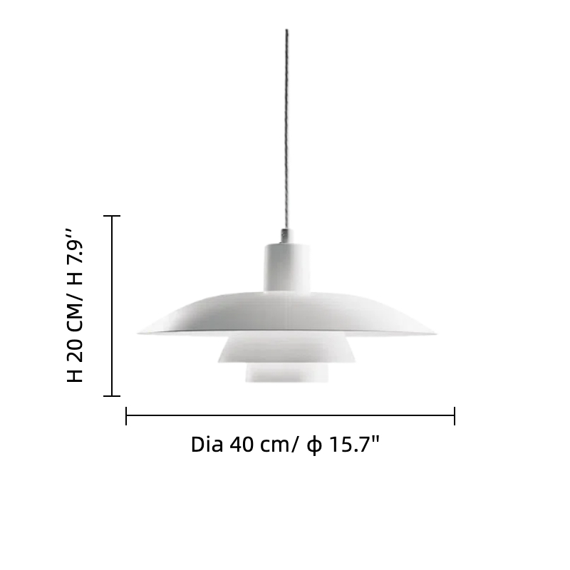 Produktgröße Durchmesser 40 cm und Höhe 20 cm