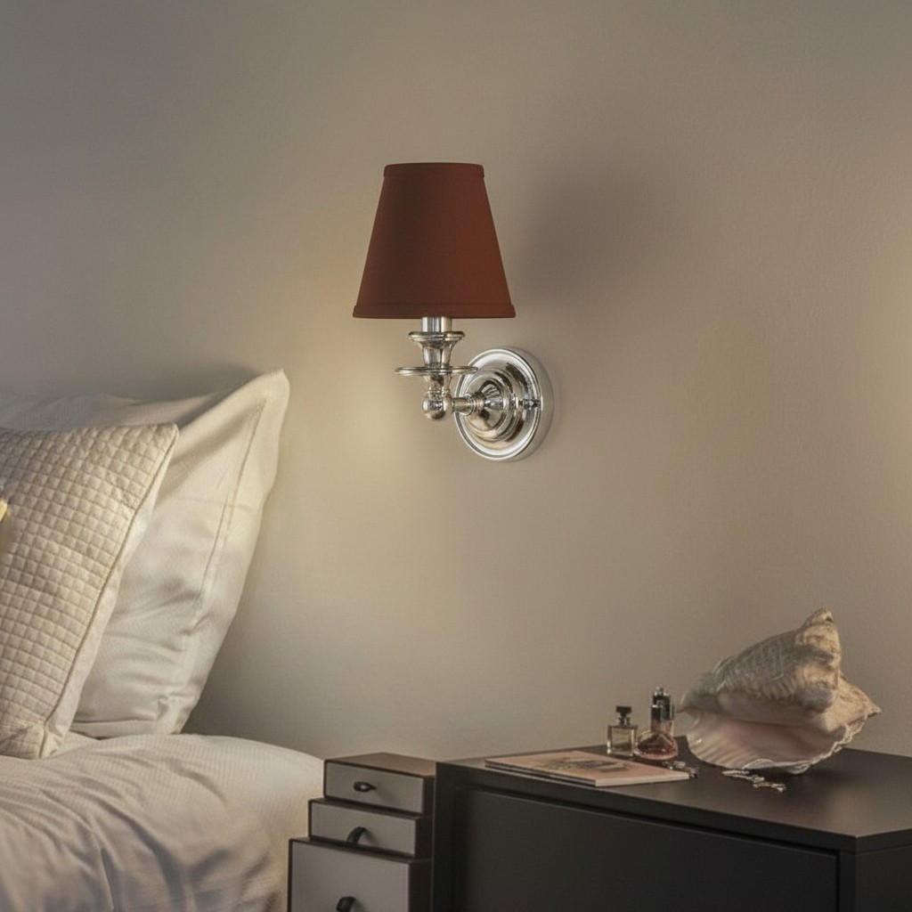 Kalvora Wandleuchte im Schlafzimmer