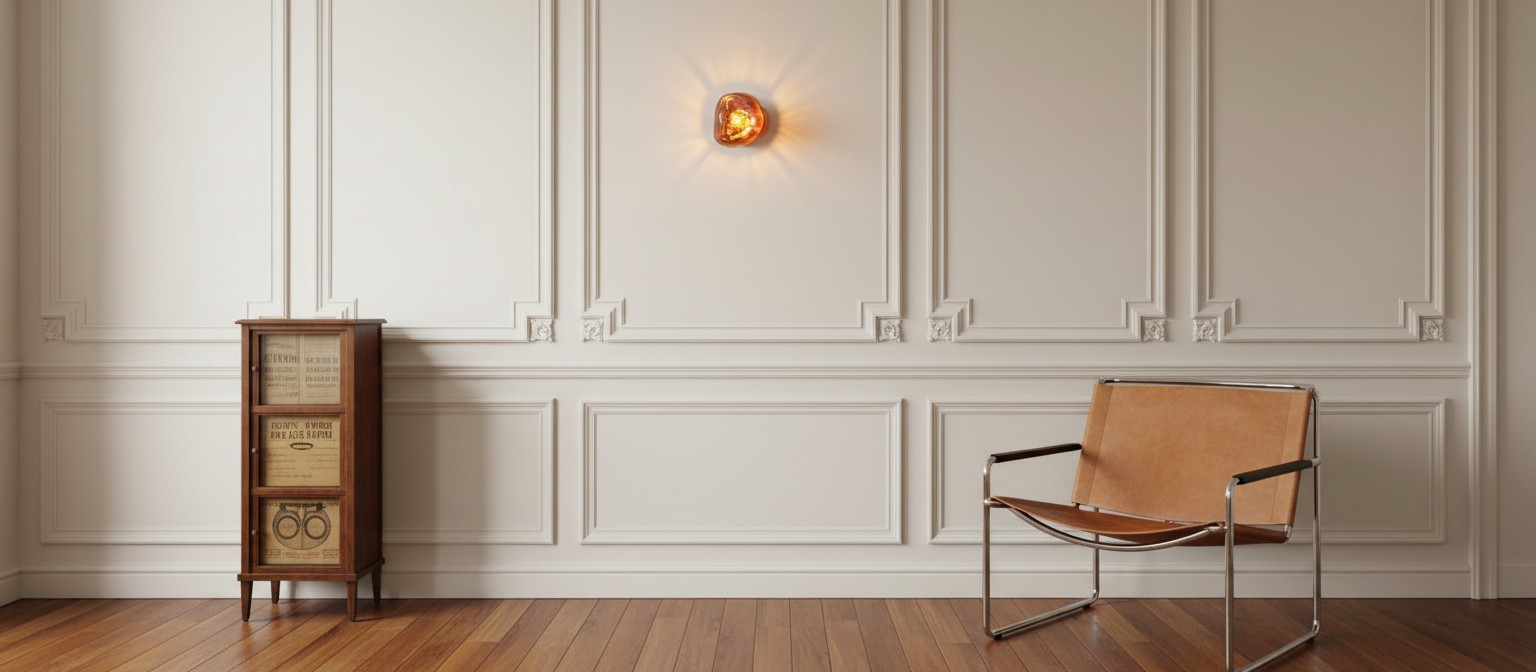 Glyador Wandleuchte im Wohnraum