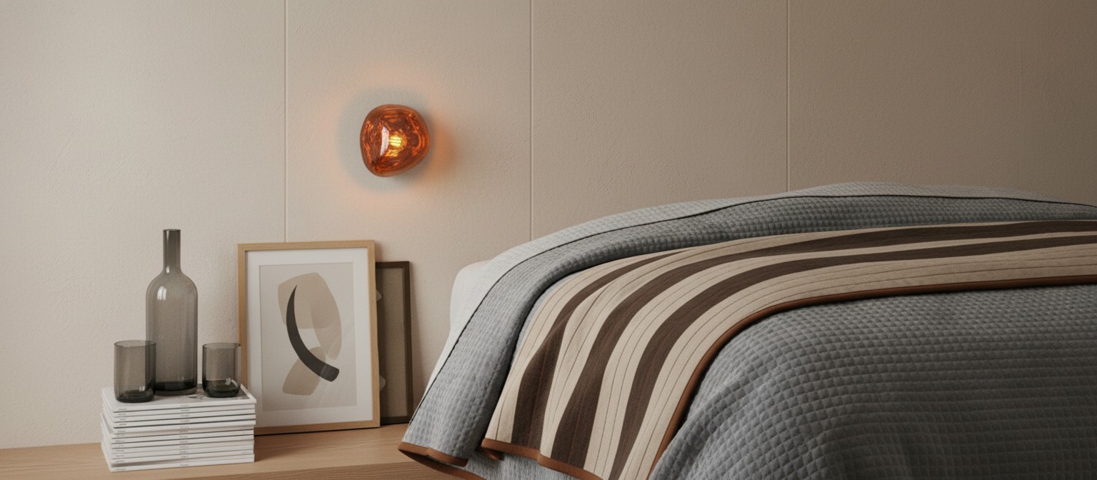 Glyador Wandleuchte an klassischer Wand