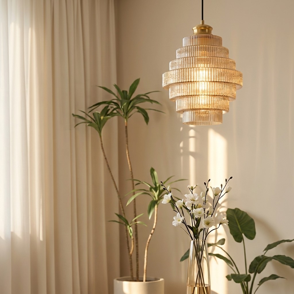 Bottis Pendelleuchte in hellem Interieur