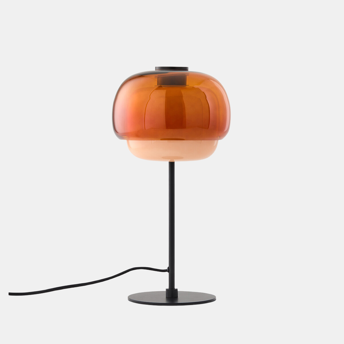 Dunkelorange Clinco Tischlampe