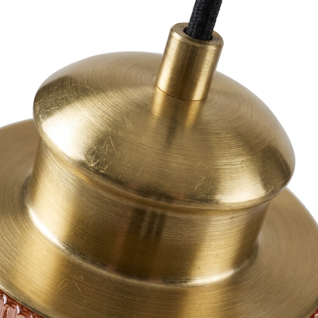 Nahaufnahme der Metallfassung