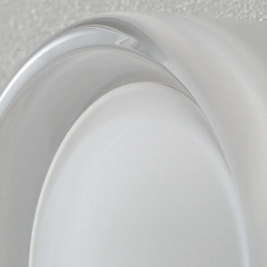 Detail des weißen Diffusors