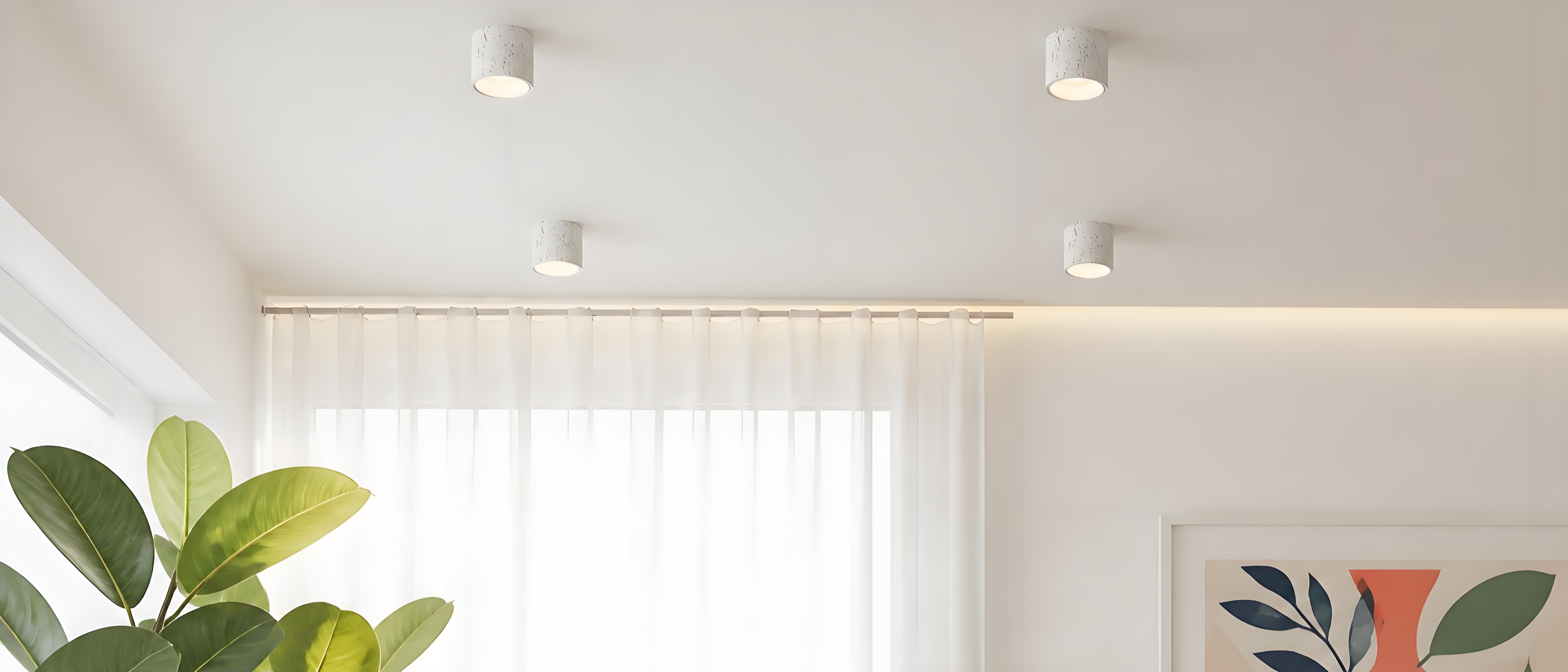 Carso Deckenlampe in einem modernen Wohnraum