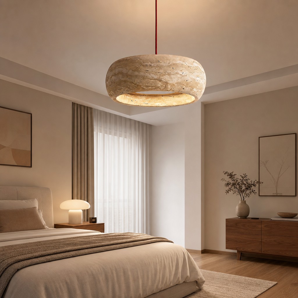 Kairis Pendelleuchte im Schlafzimmer