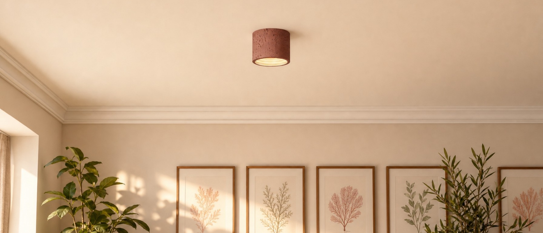 Carso Deckenlampe mit warmem Umgebungslicht
