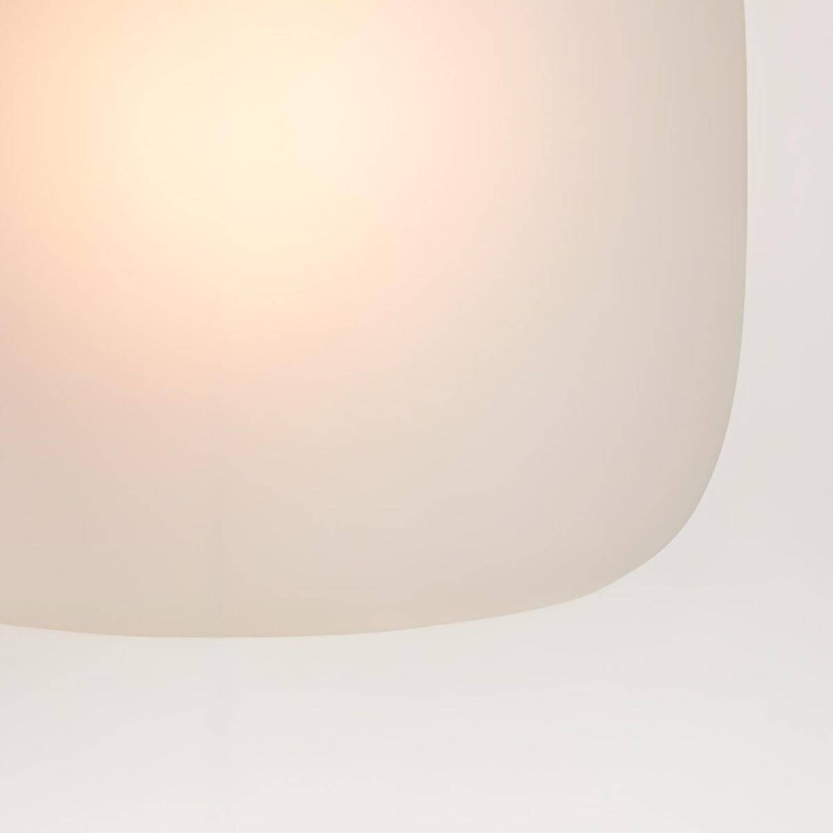 Detailansicht Milchglas