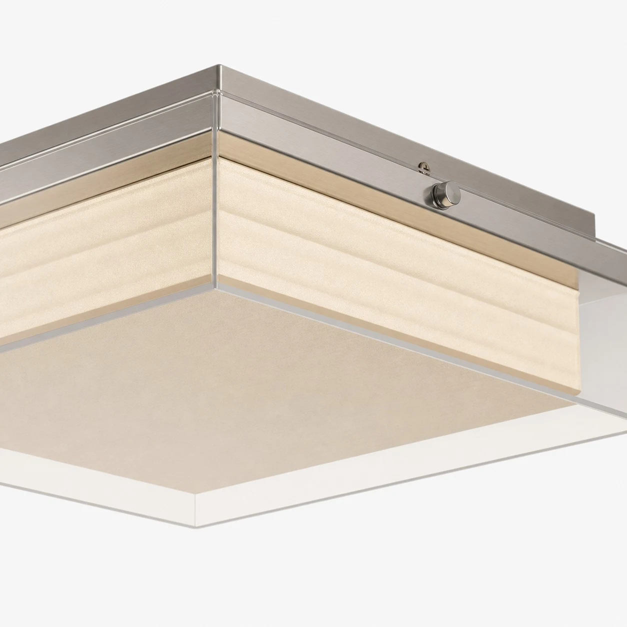 Zijaanzicht van de diffuser en het metalen frame